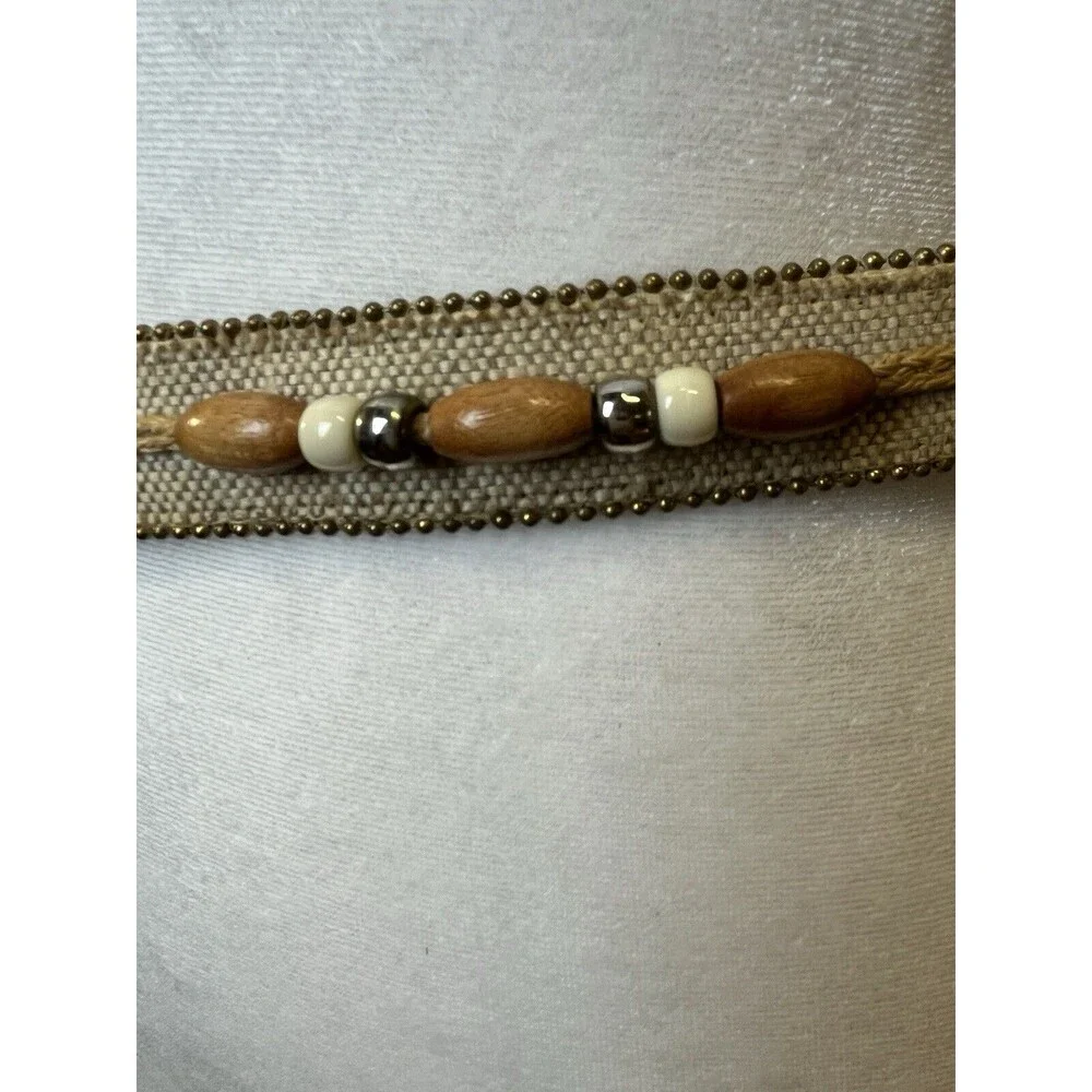 ELITE FRESNO CALIF  Belt WOMENs BEADED/MEDALLION‎ WESTERN STYLE SIZE Med 28-31 